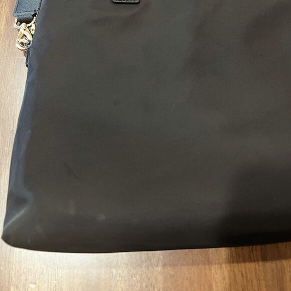 Kate Spade Wilson Rd Daveney Black Nylon Laptop Tote Bag Work Travel Purse - Picture 8 of 9